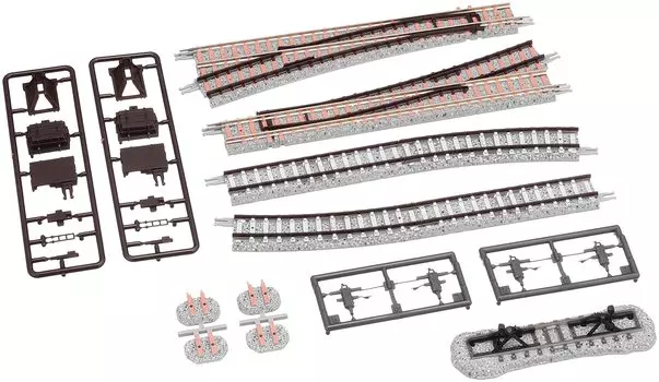 TOMYTEC TOMIX N Gauge Safety Side Track F 1297 Железнодорожные модели Supplies PL541-15-S140-SY