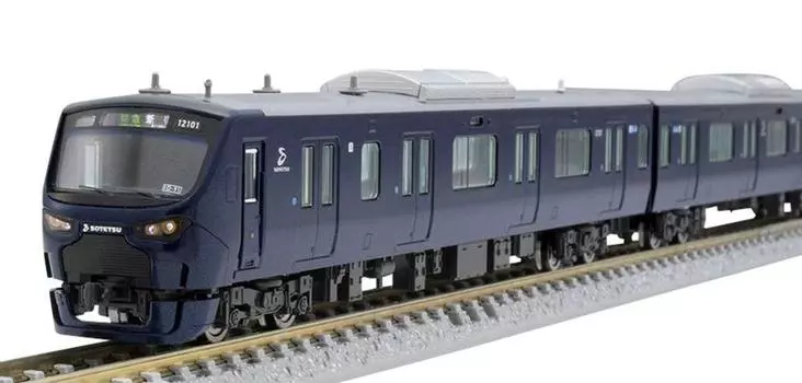 TOMYTEC TOMIX N Gauge Sagami Railway 12000 Series Basic Set 4 Cars 98357 Модель поезда железной дороги