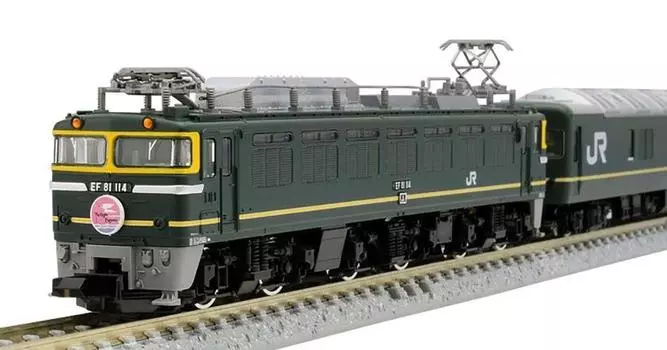 TOMYTEC TOMIX N Gauge Series Twilight Express Basic Set A 98359 Модель железнодорожной модели пассажирского вагона EF81/24, 3 вагона