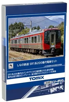 Tomytec TOMIX N Gauge Shinano Railway SR1 Series 200s Set 98146 Железнодорожная модель поезда зелёный