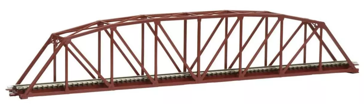 Tomytec TOMIX N gauge single track curved string truss iron bridge S420 F red 3278 railroad model supplies