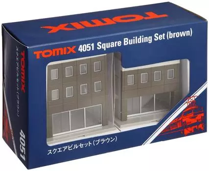 TOMYTEC TOMIX N Gauge Square Building Set Brown 4051 Железнодорожные принадлежности для моделей