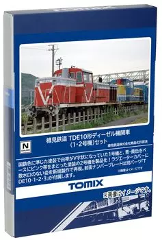 TOMYTEC TOMIX N Gauge Tarumi Railway TDE10 Type Unit Set 98145 Железнодорожная модель тепловоза 1/2