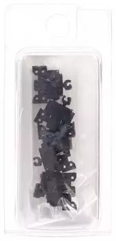 TOMYTEC TOMIX N Gauge TN Coupler SP 6 шт. BM Telescoping Black 0373 Железнодорожные модели Supplies Self-Contained
