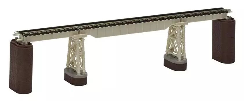 TOMYTEC TOMIX N Gauge Trestle Bridge S280 (F) Ivory Brick Pier Trestle Pier with 2 each 3277 Railway Model Supplies