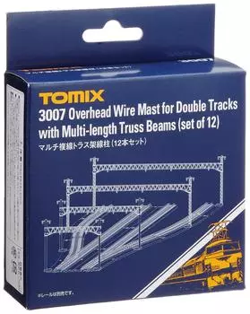 TOMYTEC TOMIX N Gauge Truss Catenary Pillar Set of 12 3007 Железнодорожные модели, принадлежности для многоколейных путей