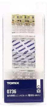 TOMYTEC TOMIX N Gauge Внутренний блок освещения C 6 цветов ламп 0736 Принадлежности для моделей железных дорог