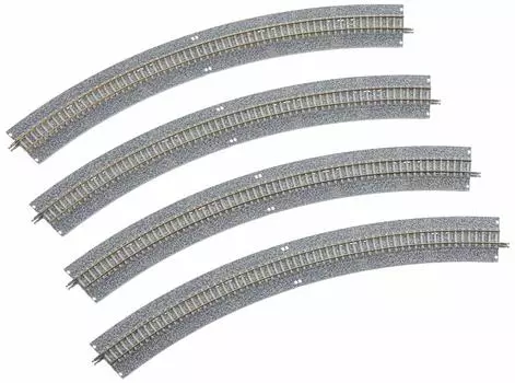 TOMYTEC TOMIX N Gauge Wide PC Curve Rail F Набор из 4 шт. 1774 Принадлежности для моделей железных дорог C391-45-WP