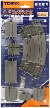 TOMYTEC TOMIX N Gauge Wide Tram Mini Rail Set Cross Set Rail Pattern 91088 Набор рельс для модели железной дороги MX-WT