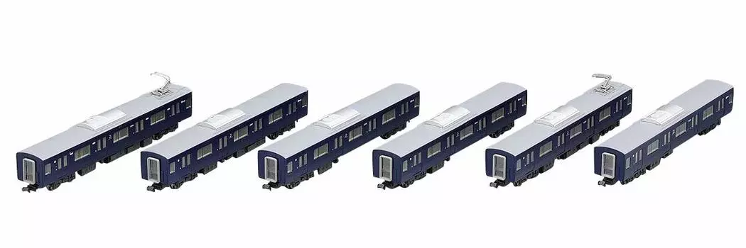 TOMYTEC TOMIX N-колеи Sagami Railway 12000, набор для расширения, 6 вагонов, 98358, модель поезда синий