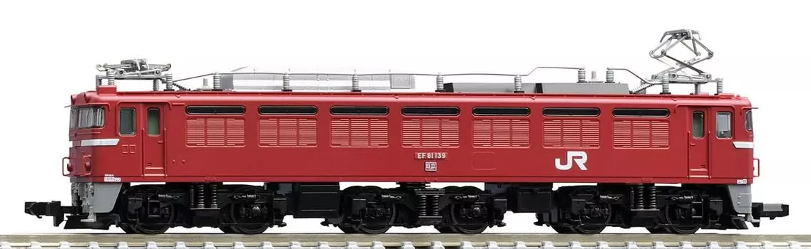 TOMYTEC TOMIX N-образный тип JR EF81, спецификация JR East со сцепкой 7173, модель железнодорожной электровоза с двумя головками