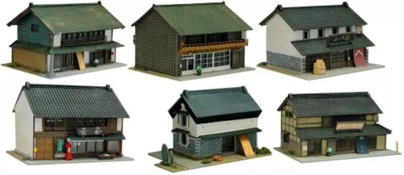 Tomytec Townscape Collection 6 Koshu Kaido Edition 12 предметов BOX Vol.
