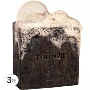 Тон 28 Шампунь для волос S21 Black Bean Charcoal Слабокислотный твердый шампунь, 100 г, 3 шт.