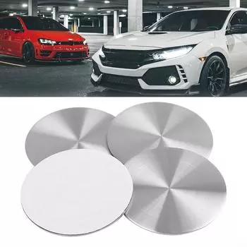 Тональная наклейка на ступицу автомобиля, универсальный центр колеса, 45 мм, ABS