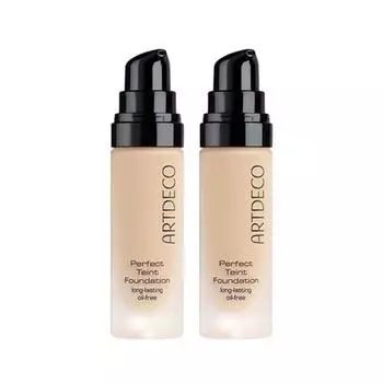 Тональная основа Art Deco Perfect Tint Foundation 20 мл, оттенок 08 Gentle Ivory, 2 шт.