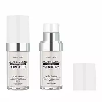 Тональная основа для зрелой кожи, меняющая цвет, Terminaten Foundation Foundation, меняющая цвет, увлажняющая, водостойкая и легкая, стойкая тональная основа 15 30 мл One Size