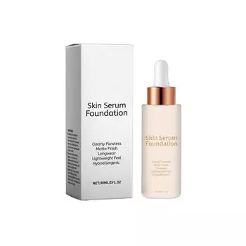 Тональная основа для зрелой кожи, меняющая цвет, Terminaten Foundation Foundation, увлажняющая, водостойкая и легкая, стойкая тональная основа 30 мл One Size