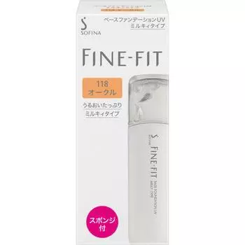 Тональная основа Finefit Sofina Finefit Base Foundation Uv Milky Type 118 Ochre 25 г