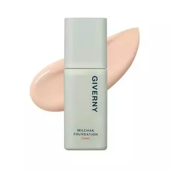 Тональная основа Giverny Close Fit Cover Foundation, 30 мл, оттенок 17 Porcelain, 1 шт.