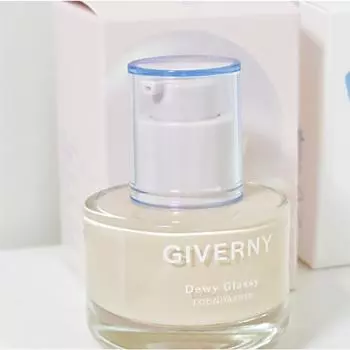 Тональная основа Giverny Dewy Glassy Foundation 30 мл, 7 цветов, размер 1 доступен для отправки в комплекте, 1 шт., Нет. 1 Ледяной