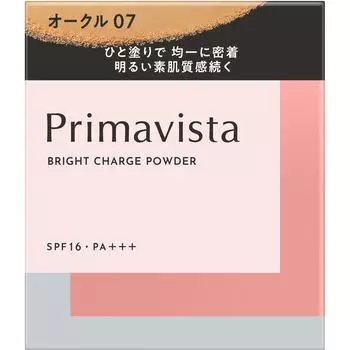 Тональная основа Kao Sofina Prima Vista Bright Charge P OC07 9 г (порошок) Нанесите небольшое количество на губку и слегка растушуйте.. 3. Нанесите небольшое количество еще раз.