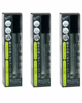 Тональная основа Meros Hair Cover черного цвета 150 г x 3 набора