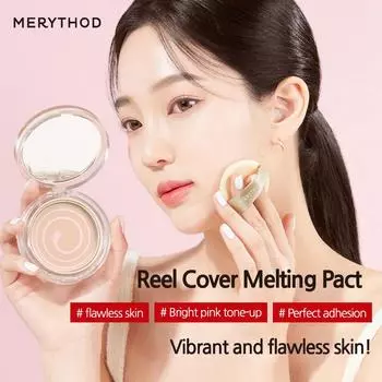 Тональная основа Merythod Reelcover Melting Pact SPF50+/PA++++ Cushion 01.Pure Ivory