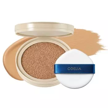 Тональная основа ODELIA Luminous Fit Cushion Foundation 30s 40s 50s 60s [Один сменный блок] (Охра натуральная) / / Покрытие/Увлажнение/Состав сыворотки/Запасной блок