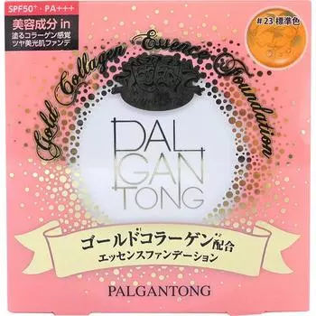 Тональная основа Palganton Gold Collagen Essence Foundation 15 г. Макияж для кожи После обработки кожи лосьоном нанесите необходимое количество средства на спонж и распределите по коже.