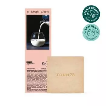 Тональное мыло для лица Tone28 S14 (молозиво/для всей семьи) 100г, Корея очищающая