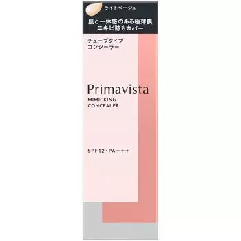 Тональный крем Kao Sofina Prima Vista Mimic Concealer Light Beige 15 г (Тональный крем) Для точечного нанесения, например, на шрамы от угревой сыпи, распределите средство нажатием