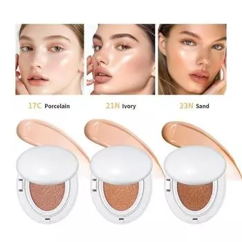 Тональный крем-консилер Cross-border Oil Control Long-lasting Creamy Skin Moisturizing Cushion Foundation 17C