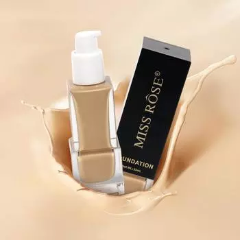 Тональный крем Miss Rose Oil Control Foundation Водостойкий и устойчивый к поту тональный крем 33 мл