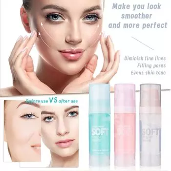 Тональный крем с эффектом сияния лица, консилер, жидкая основа One Size синий