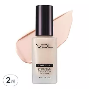 Тональный крем VDL Cover Stain Perfecting Foundation 30 мл, M01, 2 шт.