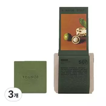 Tone28 Face Wash S7 Очищающее мыло с маслом нони и таману, 100 г, 3 шт.