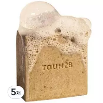 Tone28 S19 Hair Wash S19 Baobab Oil Shampoo Bar, 100g, 5 pieces