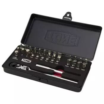 TONE Bit Ratchet Set BRFS27 Bit Insert Black Contents 27 items &6.35mm(1/4 )