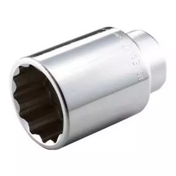 TONE Deep Socket 55mm Width (12-Point), 6D-55L, 19.0mm (3/4 ) Drive,