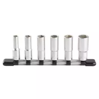 TONE Deep Socket Set (Hexagonal, with holder) HSL306 Drive angle 9.5mm (3/8 ) Contents 6 items