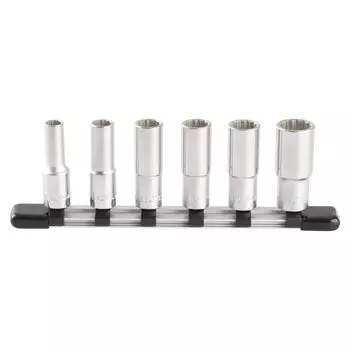TONE Deep Socket Set with HDL306 Drive angle 6 items (12-sided, holder) 9.5mm (3/8 ) Contents