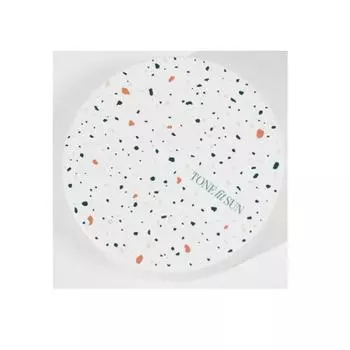 Tone fit sun Padefree веганский солнцезащитный кушон 12 г, закрывающий поры, розово-бежевый, нелипкий, солнцезащитный кушон, веганский тональный крем-крем для загара, 1 шт.