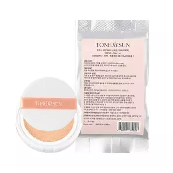 Tone Fit Sun Vegan Tone Up Sun Cushion 12g, 2 pieces