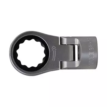 TONE Flex Ratchet Glasses Socket Drive Angle Width across Flats 18mm 3RM-18F 9.5mm (3/8 )