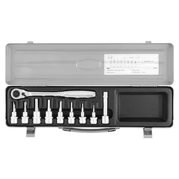 TONE Hexagon Socket Wrench Set H3082 Drive Silver 10 items 9.5mm (3/8 ) Contents