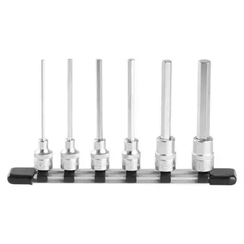TONE Long Hexagon Socket Set HH306L Drive angle Contents 6 items (with holder) 9.5mm (3/8 )