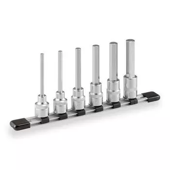 TONE Long Hexagon Socket Set HH406L Drive angle Contents 6 items (with holder) 12.7mm (1/2 )