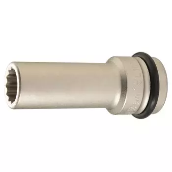TONE Long Impact Socket 19mm Width 6NW-19L100 (12-Point), 19.0mm (3/4 ) Drive,
