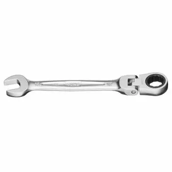 TONE Oscillating ratchet box wrench Width across flats 12mm RMF-12 серебряный