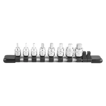 TONE Short hexagon socket set HH208S Drive angle Contents 8 items (with holder) 6.35mm (1/4 )